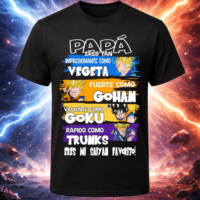 Papa tan Impresionante como Vegeta