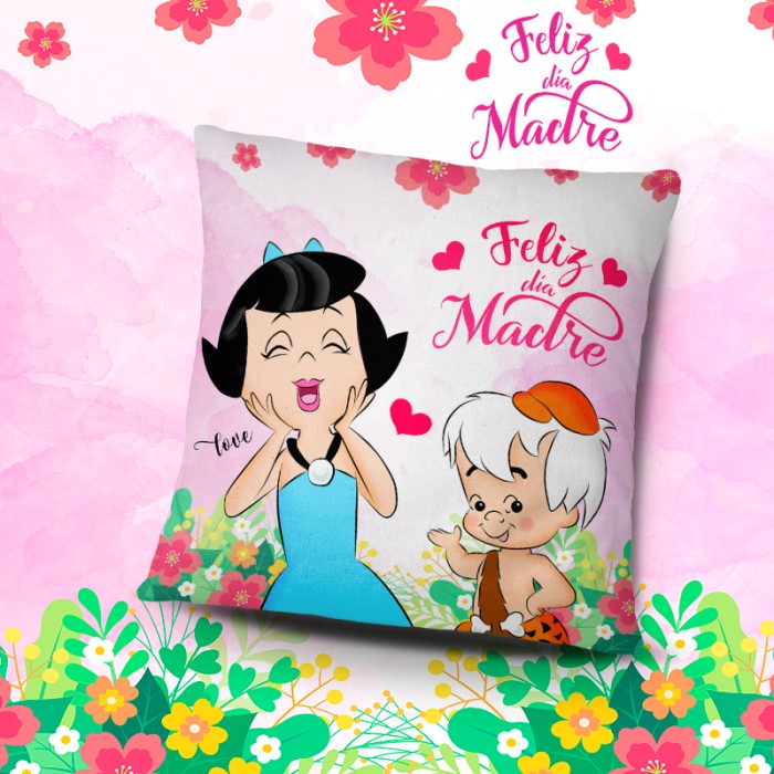 Cojin Feliz dia Madre con betty marmol