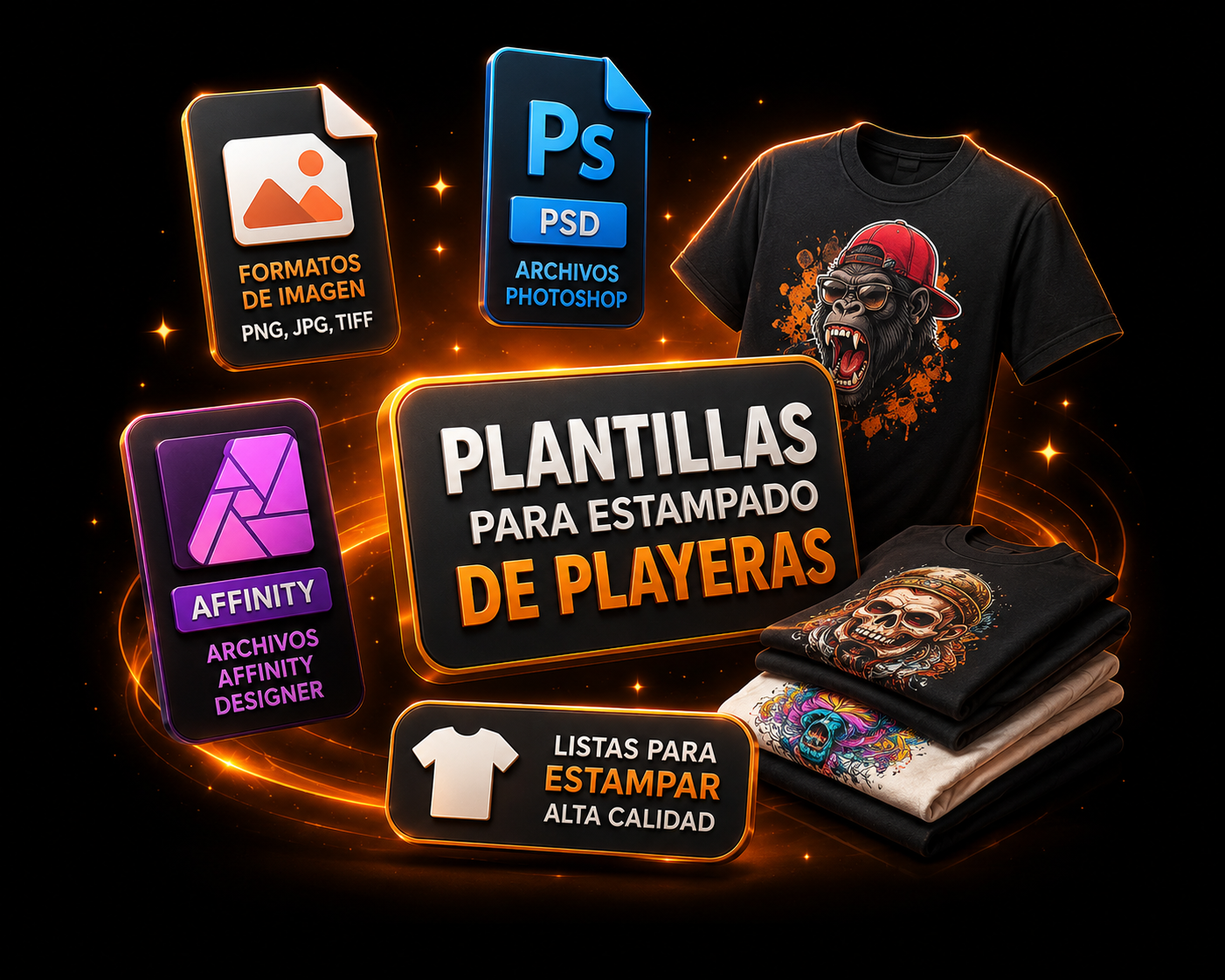 Plantillas para estampado